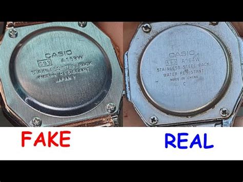 casio silver watch fake|how to check for casio watch.